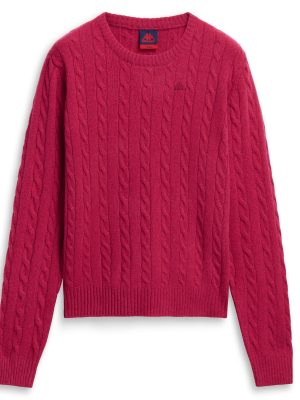 JOLIE - KNITWEAR - Pull Over - Woman - RED DK
