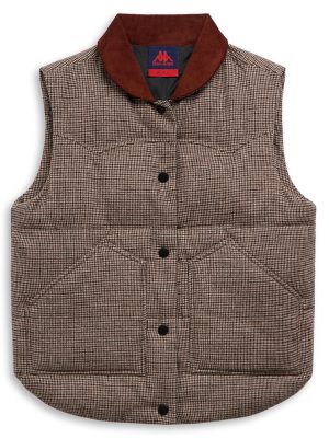 LEYLAC - Jackets - Vest - Woman - BROWN PUCE-BLACK