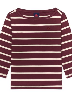 FRANCINE - T-ShirtsTop - T-Shirt - Woman - RED DAHLIA-BEIGE MOONBEAM