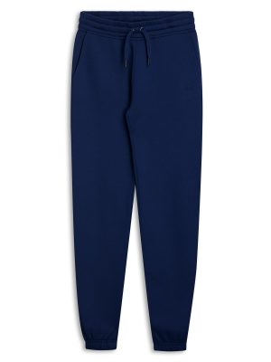 ELMIRE BRUSHED - Pants - Sport Trousers - Woman - BLUE IRIS