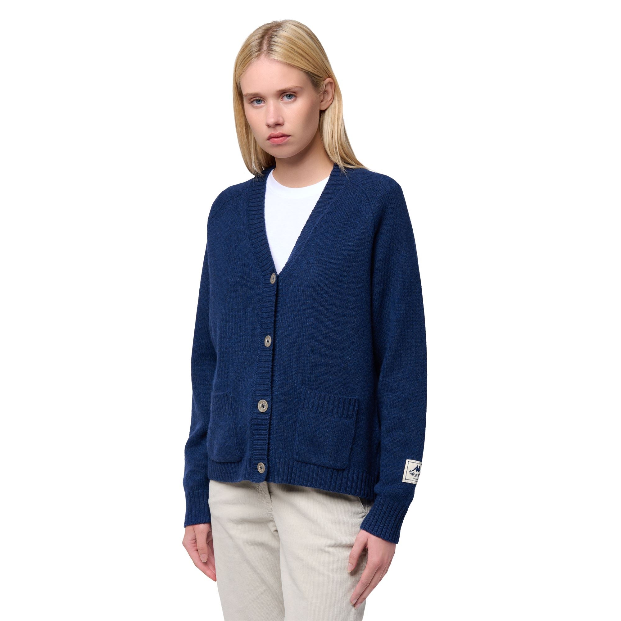 MARION - KNITWEAR - Cardigan - Woman - BLUE IRIS - Image 6