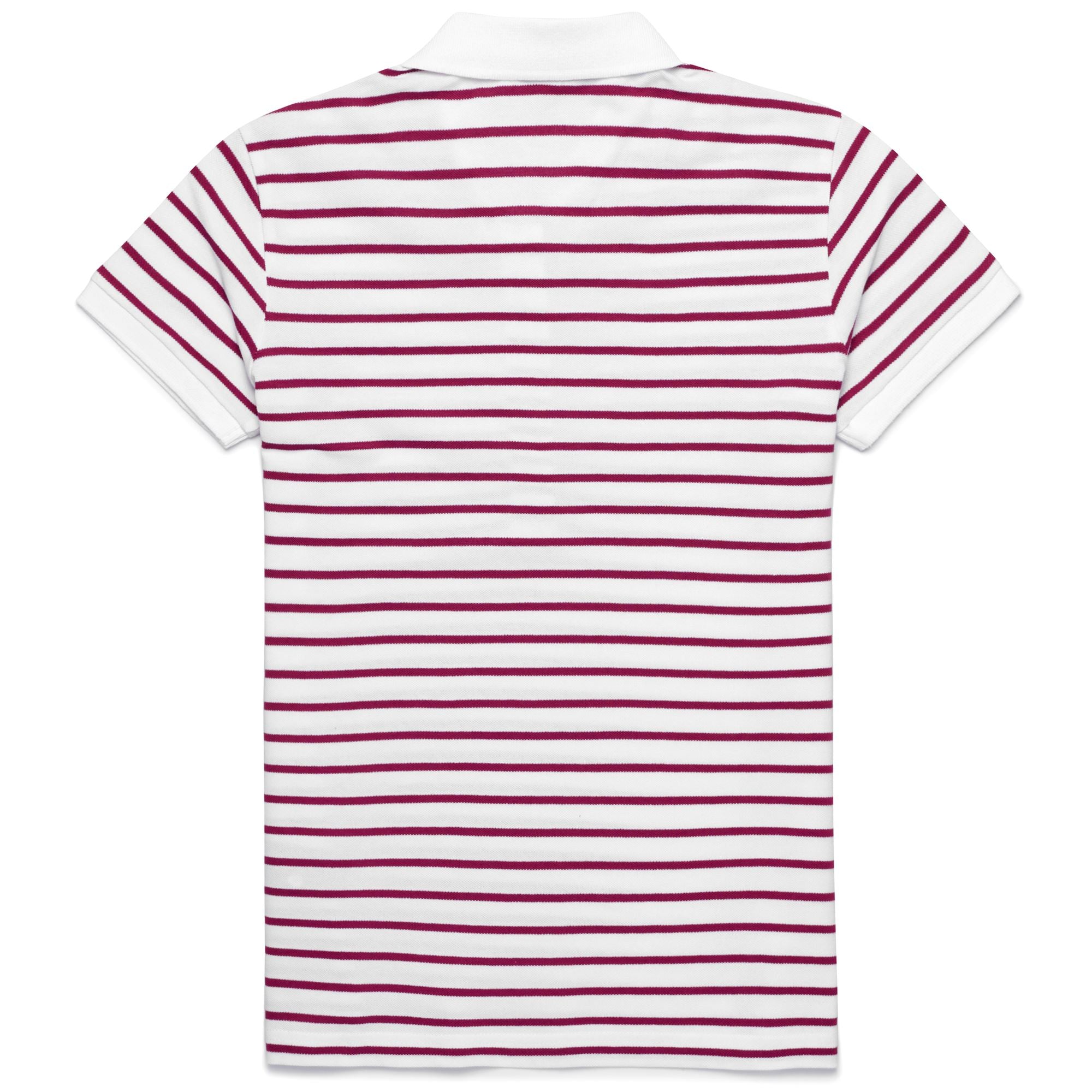 JILLY - Polo Shirts - Polo - Woman - WHITE-VIOLET RASPBERRY - Image 2