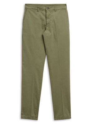 WERNER GABARDINE - Pants - CHINO - Man - GREEN OLIVINE