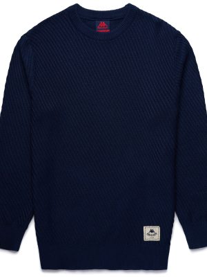 MARSIO - KNITWEAR - Pull  Over - Man - BLUE IRIS