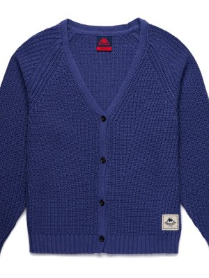 OFELIA - KNITWEAR - Cardigan - Woman - BLUE INDIGO