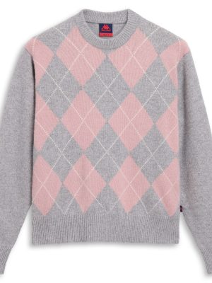 HILMA - KNITWEAR - Jumper - Woman - GREY FROST-PINK ZEPHYR-WHITE NATURAL